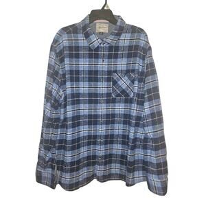 Flag & Anthem XXL Men's Plaid‎ Button up shirt 2X